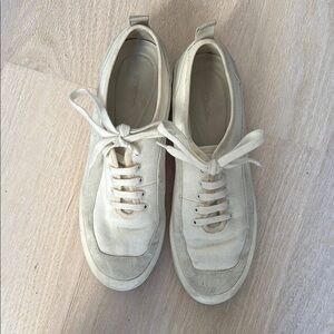 Vince Cream Minimalist Sneakers